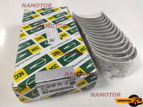 Вкладыши коренные 4D95. B3.3 MS-2608 M8690K M409 STD 6204-21-8100 6204-26-8100 6204-27-8100 6204-28-8100  6204-29-8100 NDC